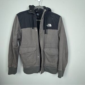 THE NORTH FACE | Two-Tone Hooded Jacket Gray and Black Men’s Size Small